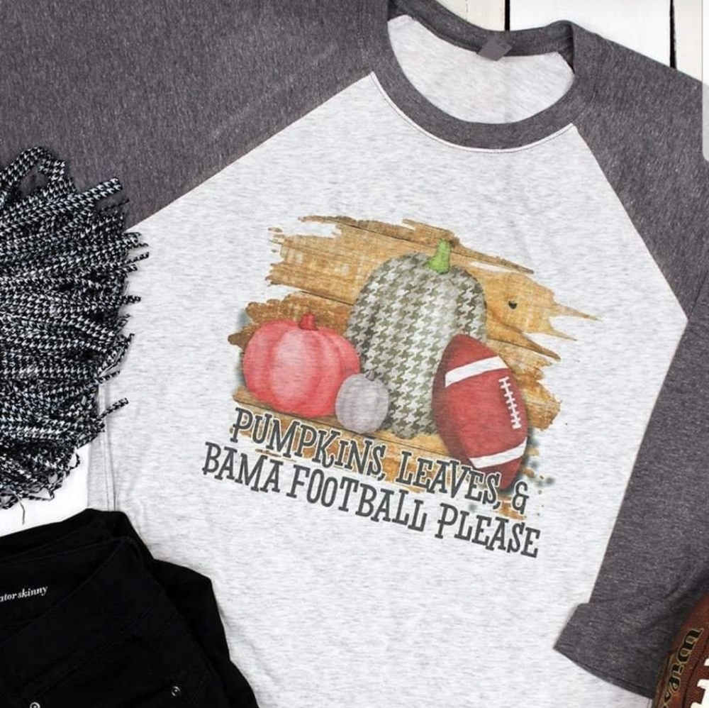 Alabama Football Raglan